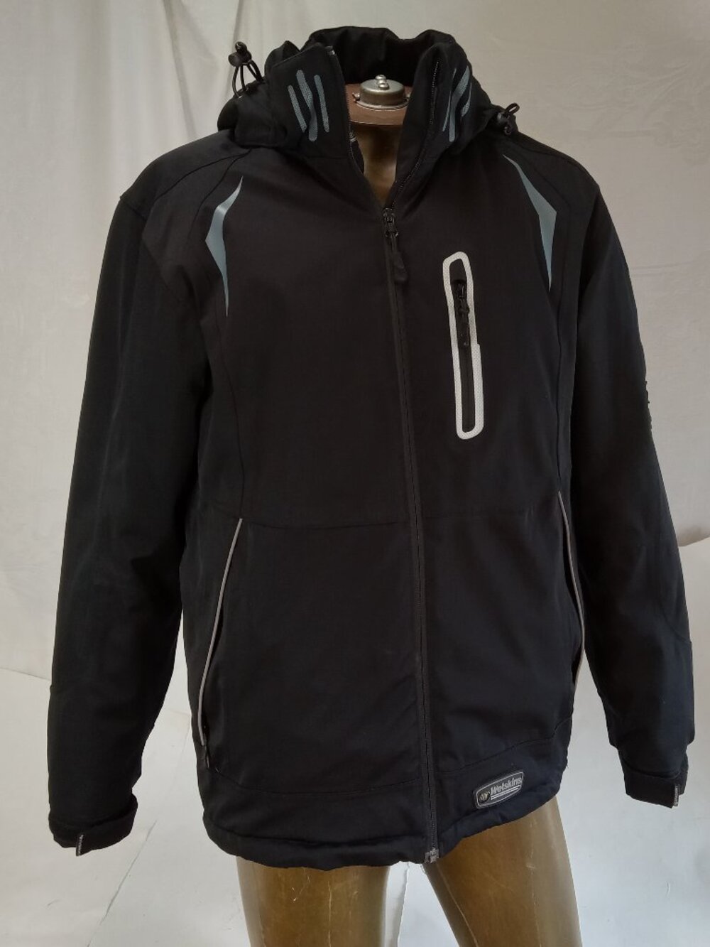 Wetskins Men's Jacket Sz S Hooded Coat Performance Ski Rain Resistant Snow